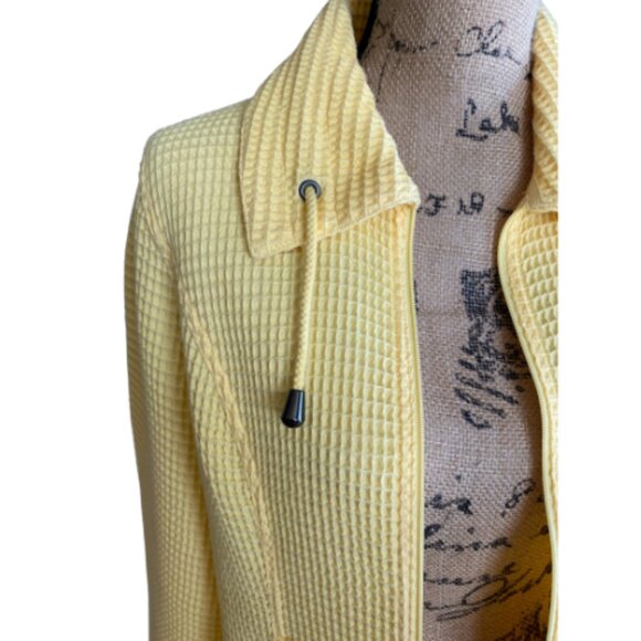 Christopher and Banks Yellow Women's Zip Up Jacket Size Small - Picture 2 of 6